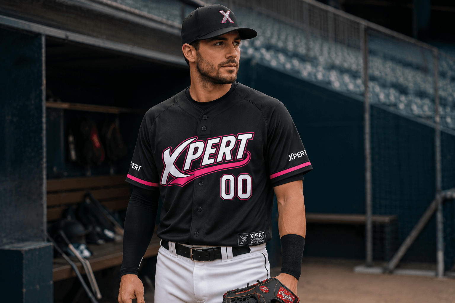 Baseball Full Button Up Jersey